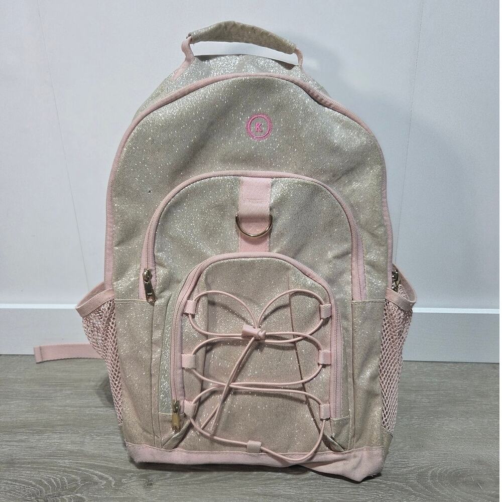 Pottery Barn Teen Gear-up Blush Ombre Glitter Backpack